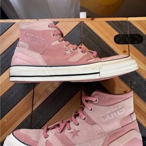 Converse Pink High-Top Athletic Shoes
